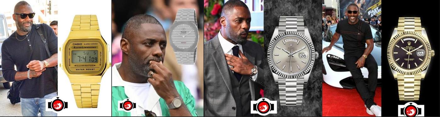 Idris Elba's Diverse Watch Collection: From Casio to Gucci and Rolex